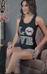 Ženska pidžama letnja bebidol LOVE Sexen 1086 - Img 2