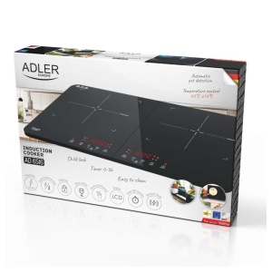 ADLER AD6516 INDUKCIONA STAKLO KERAMIČKA PLOČE 2 RINGLE DIGITALNA - Img 4