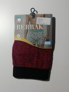 Bokserice Berrak 4480 tamno crvene New York - Img 2