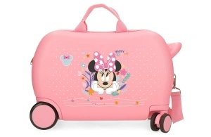 DISNEY MINNIE HAPPY TO BE ME dečiji kofer na točkićima - pink