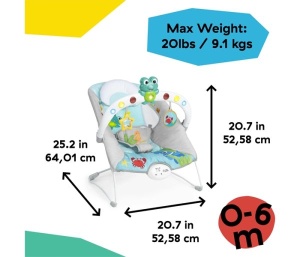 KIDS II BABY EINSTEIN MUZICKA LEZALJKA KICK TO IT NEPTUNE™ 13102 0-6M (MAX 9KG) - Img 1