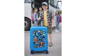 MOVOM MONSTERS dečiji kofer 55 cm - plava - Img 9
