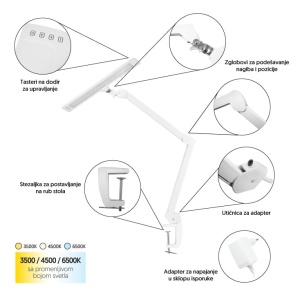 PROSTO radna stona LED lampa - Img 2