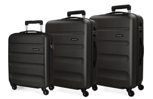 ROLL ROAD FLEX set kofera 3/1 - crna