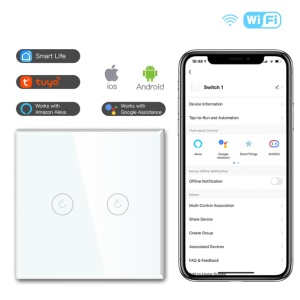 Wi-Fi smart prekidač svetla bez N provodnika 2x10A - Img 3