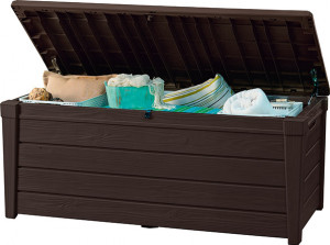 BAŠTENSKA KUTIJA ZA ODLAGANJE BRIGHTWOOD 455L, BRAON - Img 2