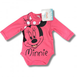 Bebi bodić sa dugim rukavima roze Mini