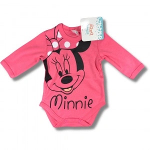 Bebi bodić sa dugim rukavima roze Mini