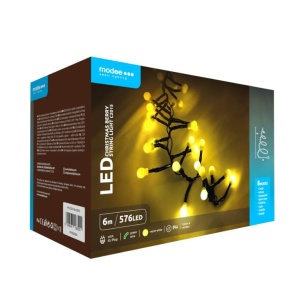 Lampice za jelku sa 576 toplo belih LED dioda EL348 - Img 3