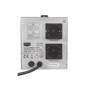 PROSTO stabilizator napona 2000VA 1200W EL482 - Img 2