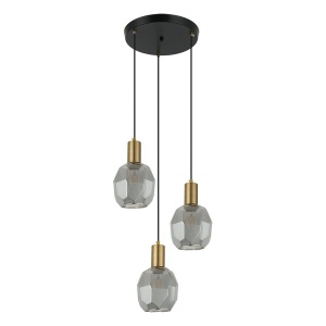 Viseća lampa F7039-3V BK+SM - Img 1