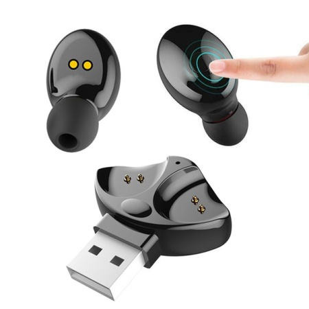HBQ-XG17 Casti bluetooth cu suport dublu USB, V5.0+EDR,  4ore convorbiri si muzica - Img 2