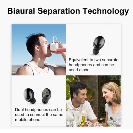 HBQ-XG17 Casti bluetooth cu suport dublu USB, V5.0+EDR,  4ore convorbiri si muzica - Img 6