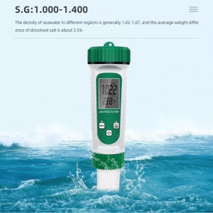 OW-786 Multimetru 6in1 pH/EC/TDS/Salt/S.g/TEMP meter pentru lichide - Img 6