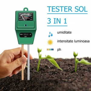phMeter 3-in-1 pentru sol - masoara umiditatea, luminozitatea si nivelul de pH al solului - Img 4