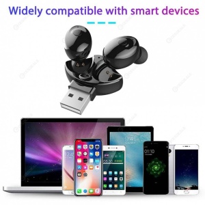 HBQ-XG17 Casti bluetooth cu suport dublu USB, V5.0+EDR,  4ore convorbiri si muzica - Img 4