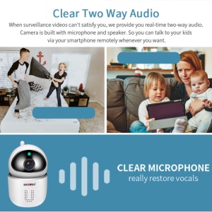 SECTEC ST-891-2M-AI Camera WIFI, 1080P, 2MP, Pan/Tilt, stocare in cloud / TF, microfon - Img 5