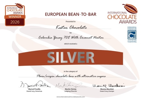 Ciocolata bean to bar - COLUMBIA Zocay, Vista Hermosa - SILVER WINNER @chochawards 2026 - Img 2