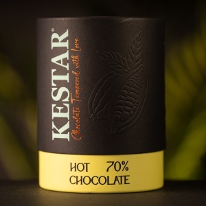 Tube of artisanal hot chocolate - 70% Cocoa Beans