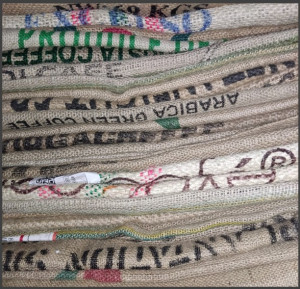 Authentic Green Coffee Sack - Set of 10 Pieces - Img 2