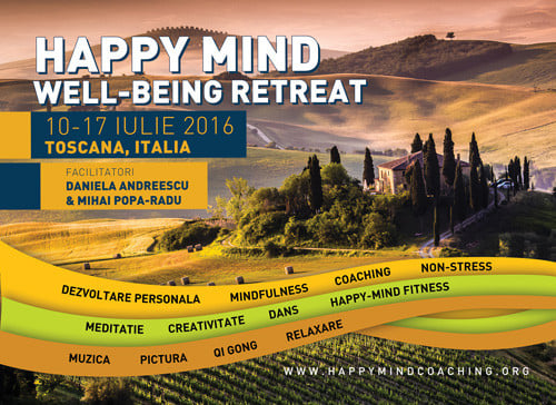 De vorba cu Daniela Andreescu, despre programul Happy Mind 2016 din Toscana