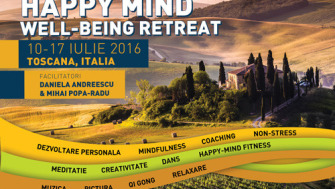 De vorba cu Daniela Andreescu, despre programul Happy Mind 2016 din Toscana