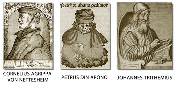 Cornelius Agrippa - Petrus Din Apono - Johannes Tr