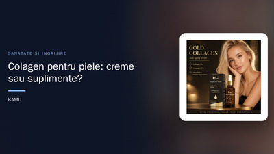 Colagen pentru piele: creme sau suplimente?