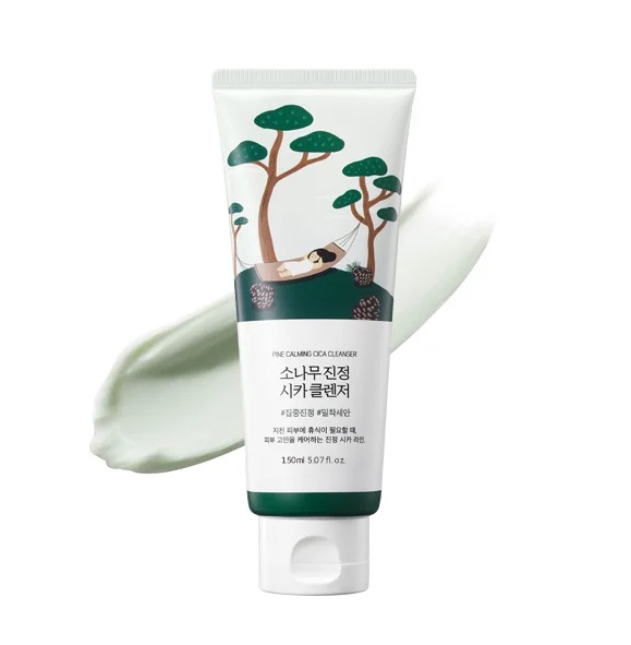 Round Lab - Pine Calming Cica Cleanser – Spuma Gel de curățare pentru față