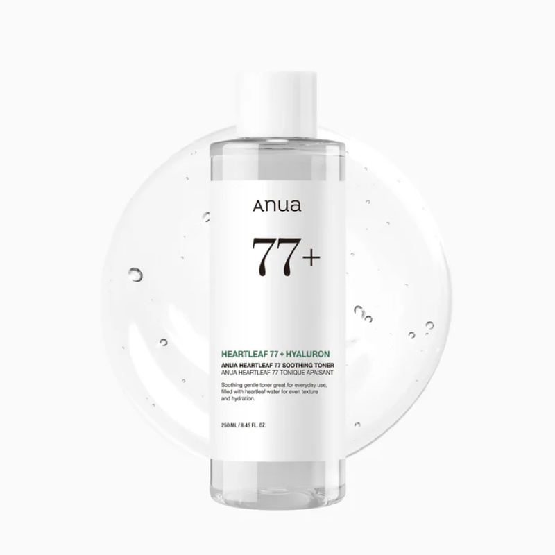 Anua - Heartleaf 77% Soothing Toner - Toner facial calmant și hidratant pentru toate tipurile de piele 250 ML