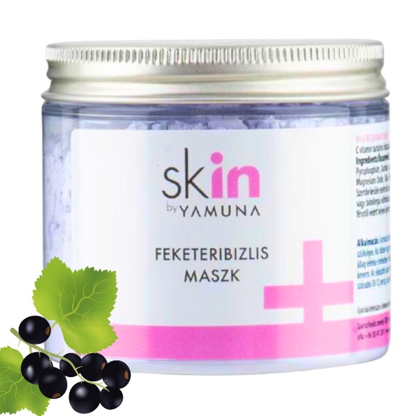 YAMUNA skIN – Masca peel-off de fata cu coacaze negre, hidratanta, pentru ten sensibil 80 g
