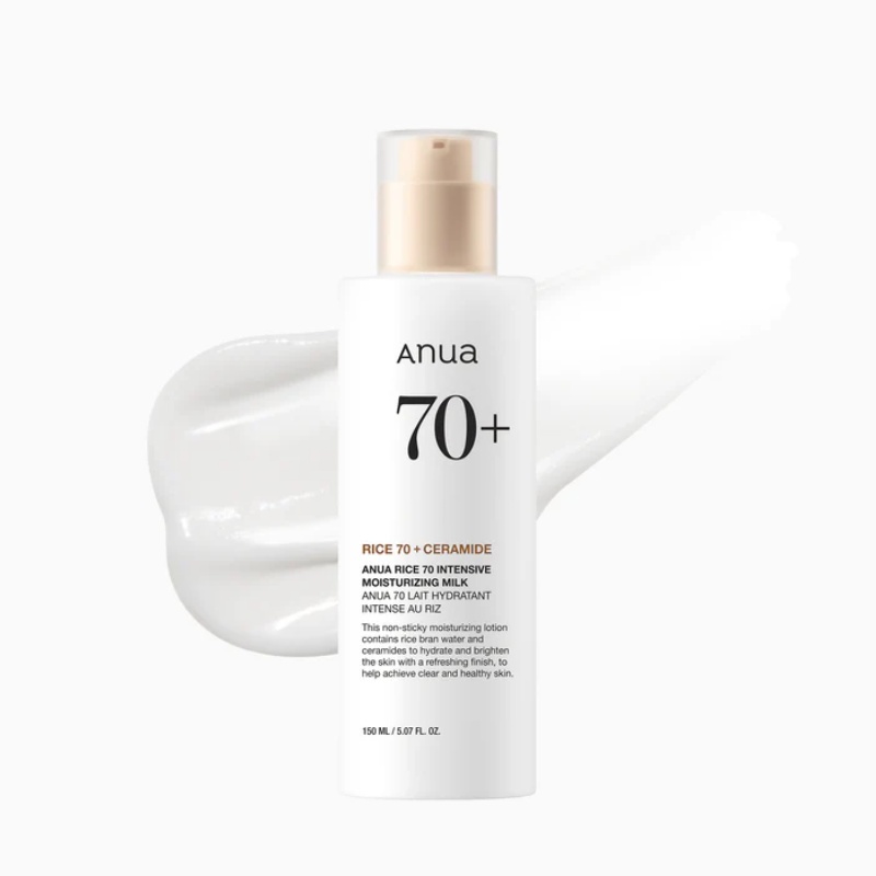Anua - Rice 70 Intensive Moisturizing Milk - Lapte facial hidratant intensiv cu 70% apă de orez