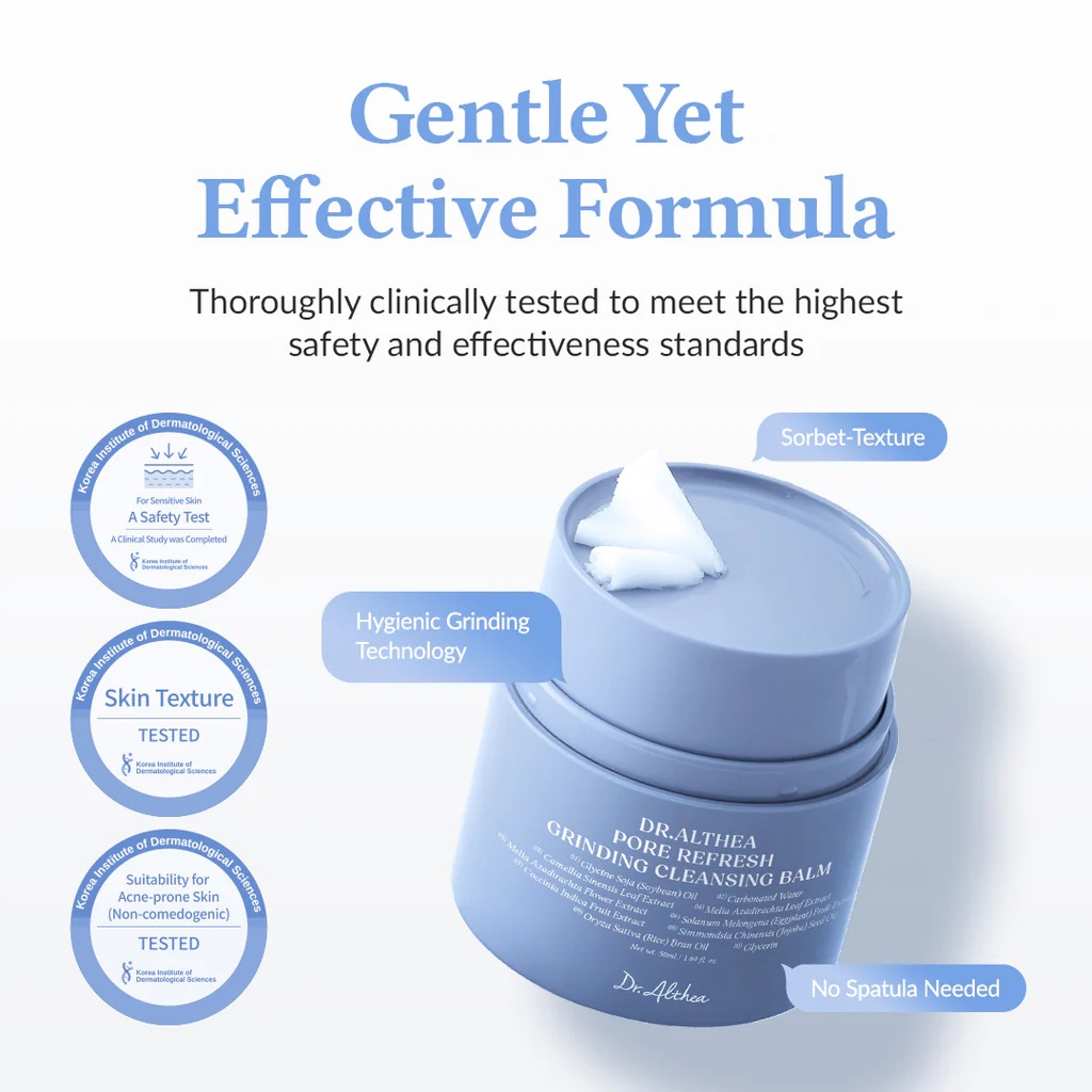 Dr. Althea – Pore Refresh Grinding Cleansing Balm – Balsam demachiant pentru curățare profundă