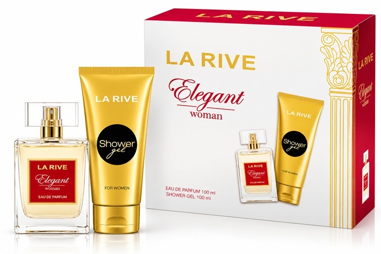 Set cadou La Rive Elegant Woman - Apa de parfum 100 ml si gel de dus 100 ml