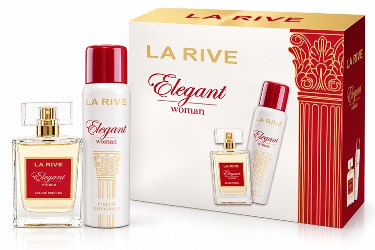 Set cadou La Rive Elegant Woman pentru femei - Apa de parfum 100 ml si deodorant 150 ml