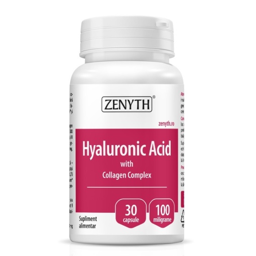 Acid Hyaluronic cu Collagen Complex – 30 capsule – Zenyth