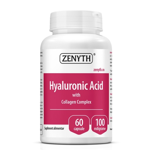 Acid Hyaluronic cu Collagen Complex – 60 capsule – Zenyth
