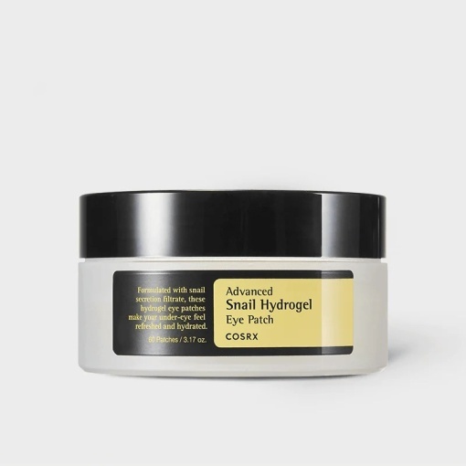COSRX – Advanced Snail Hydrogel Eye Patch – Plasturi hidrogel cu mucina de melc pentru zona ochilor