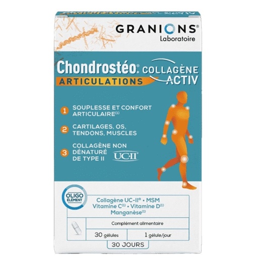 LGN Chondrosteo+ collagene activ 30 capsule - Granions Franta