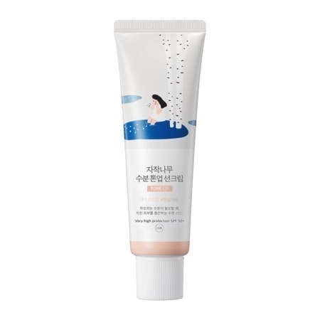 Round Lab - Birch Moisture Tone-Up Sunscreen – Cremă de protecție solară cu efect de uniformizare a nuanței