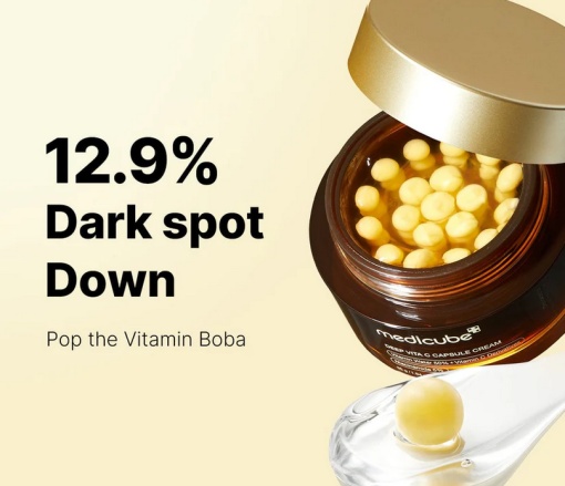 Crema de fata cu capsule de Vitamina C Deep Vita C Capsule Cream, 55 g, Medicube