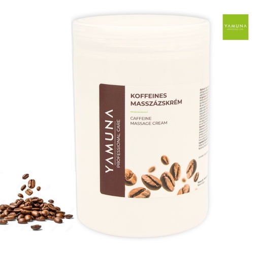 Crema de masaj cu Cofeina si Scortisoara YAMUNA 1000 ML