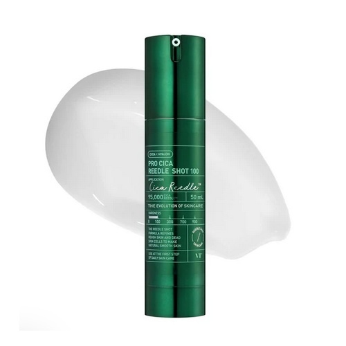 VT Cosmetics - Pro Cica Reedle Shot 100 - Ser booster facial cu microace pentru efect calmant și regenerant