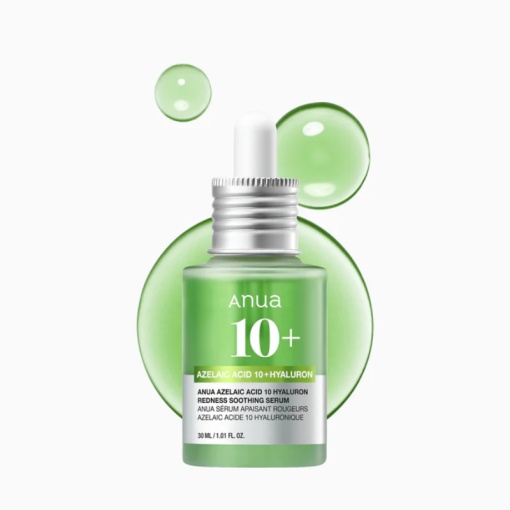 Anua - Azelaic Acid 10 Hyaluron Redness Soothing Serum - Ser calmant cu 10% acid azelaic și pantenol