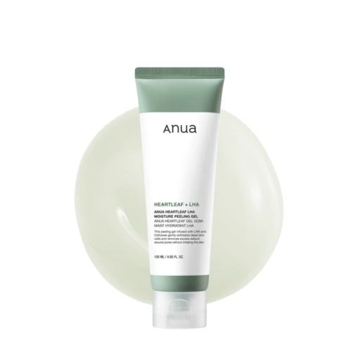 Anua - Heartleaf LHA Moisture Peeling Gel - Gel exfoliant delicat pentru ten luminos și neted