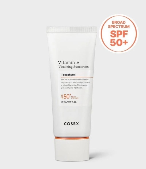 COSRX – Vitamin E Vitalizing Sunscreen SPF 50+ – Crema de protectie solara cu vitamina E