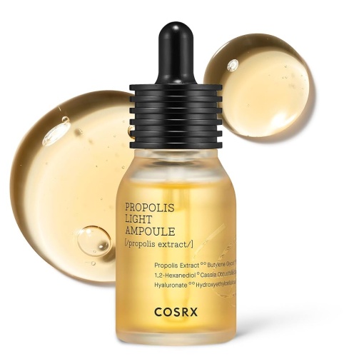 COSRX Full Fit Propolis Light Ampoule- Ser facial calmant și hidratant cu extract de propolis (83,25%)