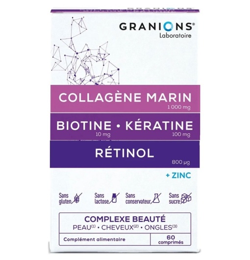 LGN Complexe Beaute piele, par, unghii 60 comprimate - Granions Franta