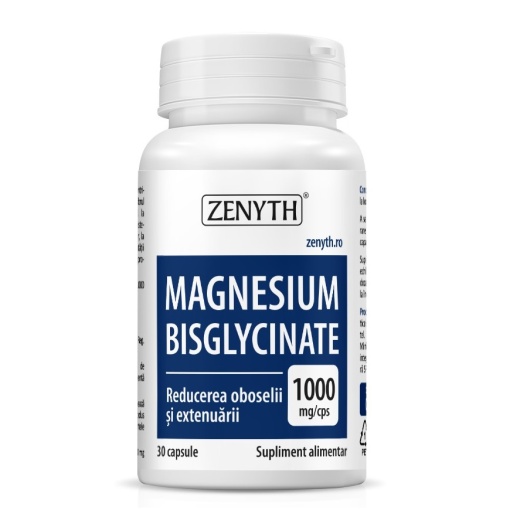 Magneziu Bisglicinat 1000 mg 30 capsule – Zenyth