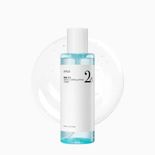 Anua - BHA 2% Gentle Exfoliating Toner - Tonic exfoliant blând cu acid salicilic pentru pori curați și ten uniform
